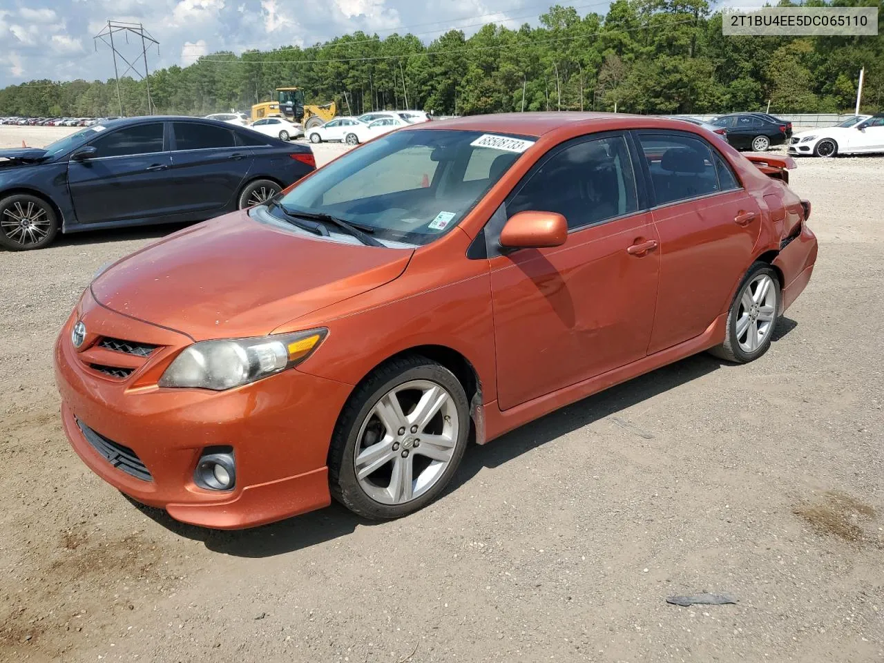 2013 Toyota Corolla Base VIN: 2T1BU4EE5DC065110 Lot: 57766724