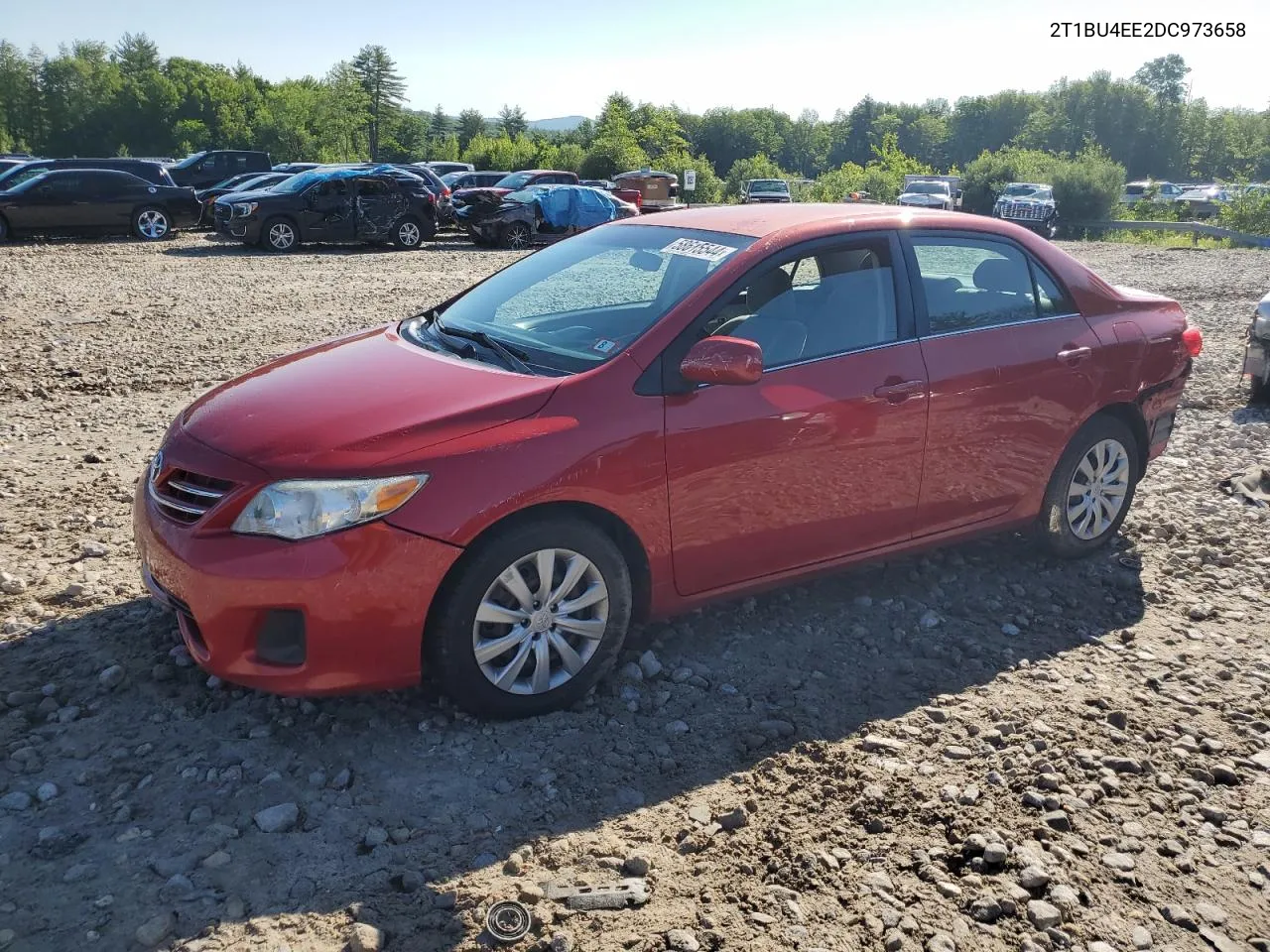 2013 Toyota Corolla Base VIN: 2T1BU4EE2DC973658 Lot: 58615544