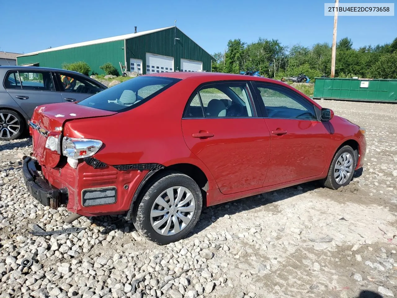 2013 Toyota Corolla Base VIN: 2T1BU4EE2DC973658 Lot: 58615544