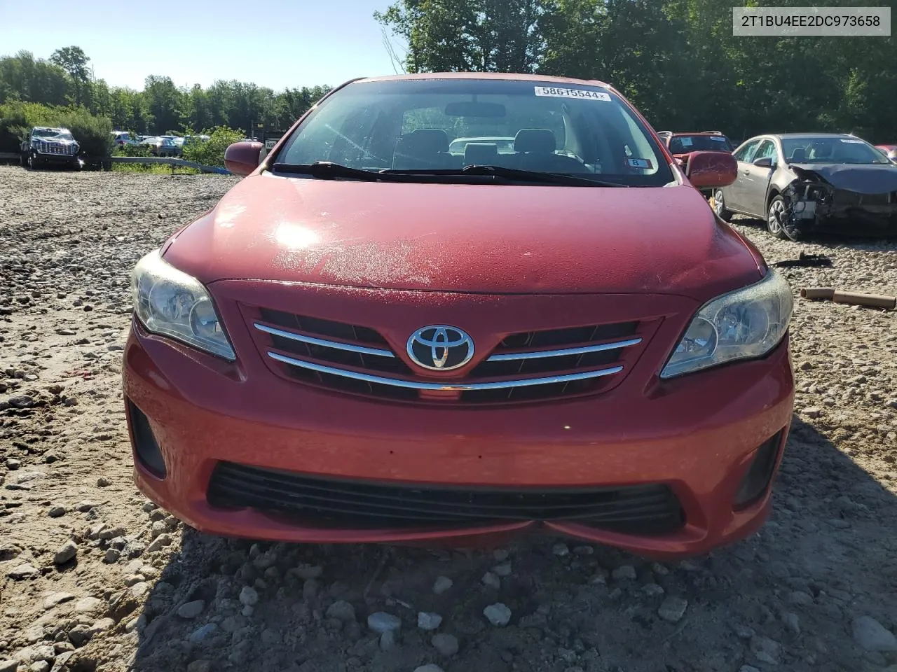 2013 Toyota Corolla Base VIN: 2T1BU4EE2DC973658 Lot: 58615544