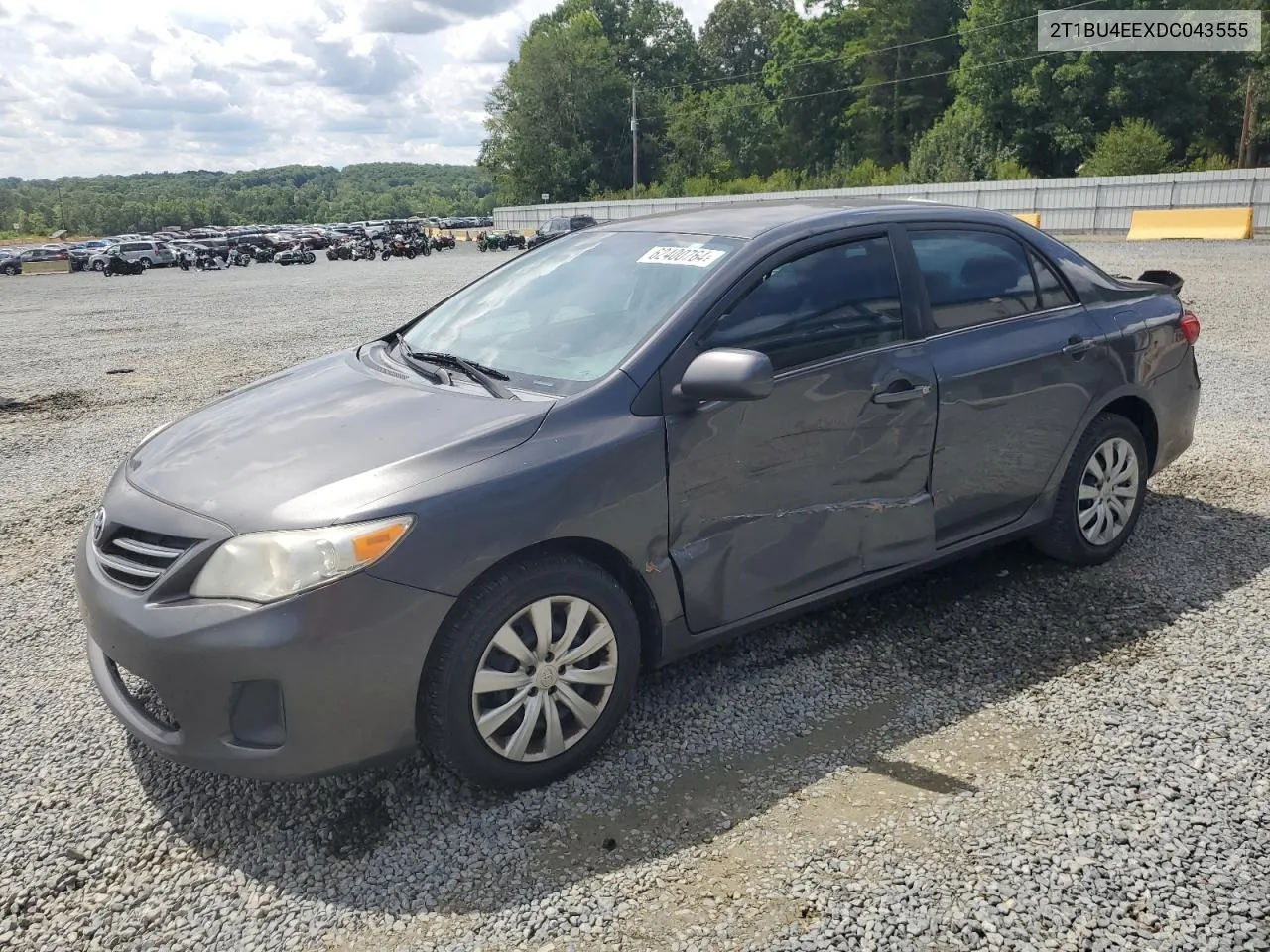 2013 Toyota Corolla Base VIN: 2T1BU4EEXDC043555 Lot: 62400764