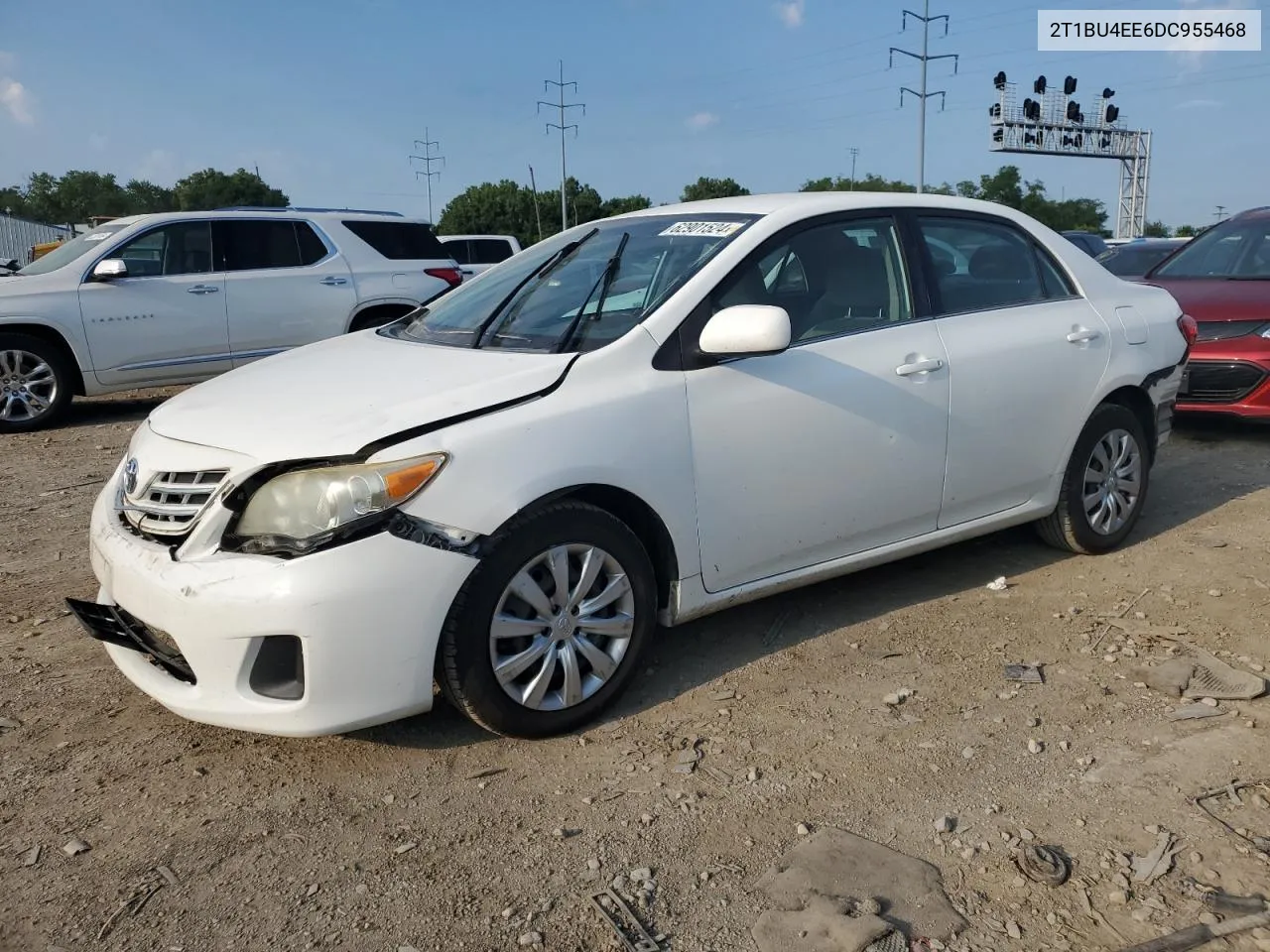 2013 Toyota Corolla Base VIN: 2T1BU4EE6DC955468 Lot: 62901524