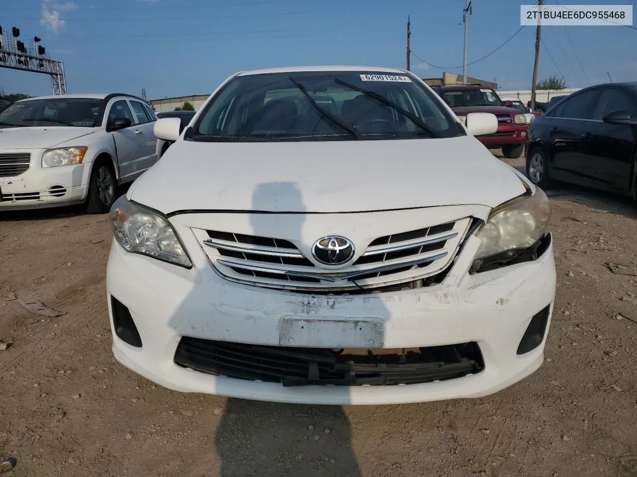 2013 Toyota Corolla Base VIN: 2T1BU4EE6DC955468 Lot: 62901524