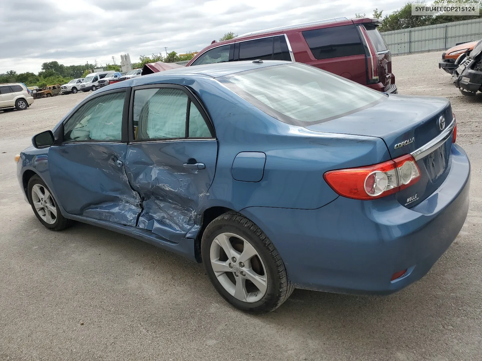 2013 Toyota Corolla Base VIN: 5YFBU4EE0DP215124 Lot: 65787374