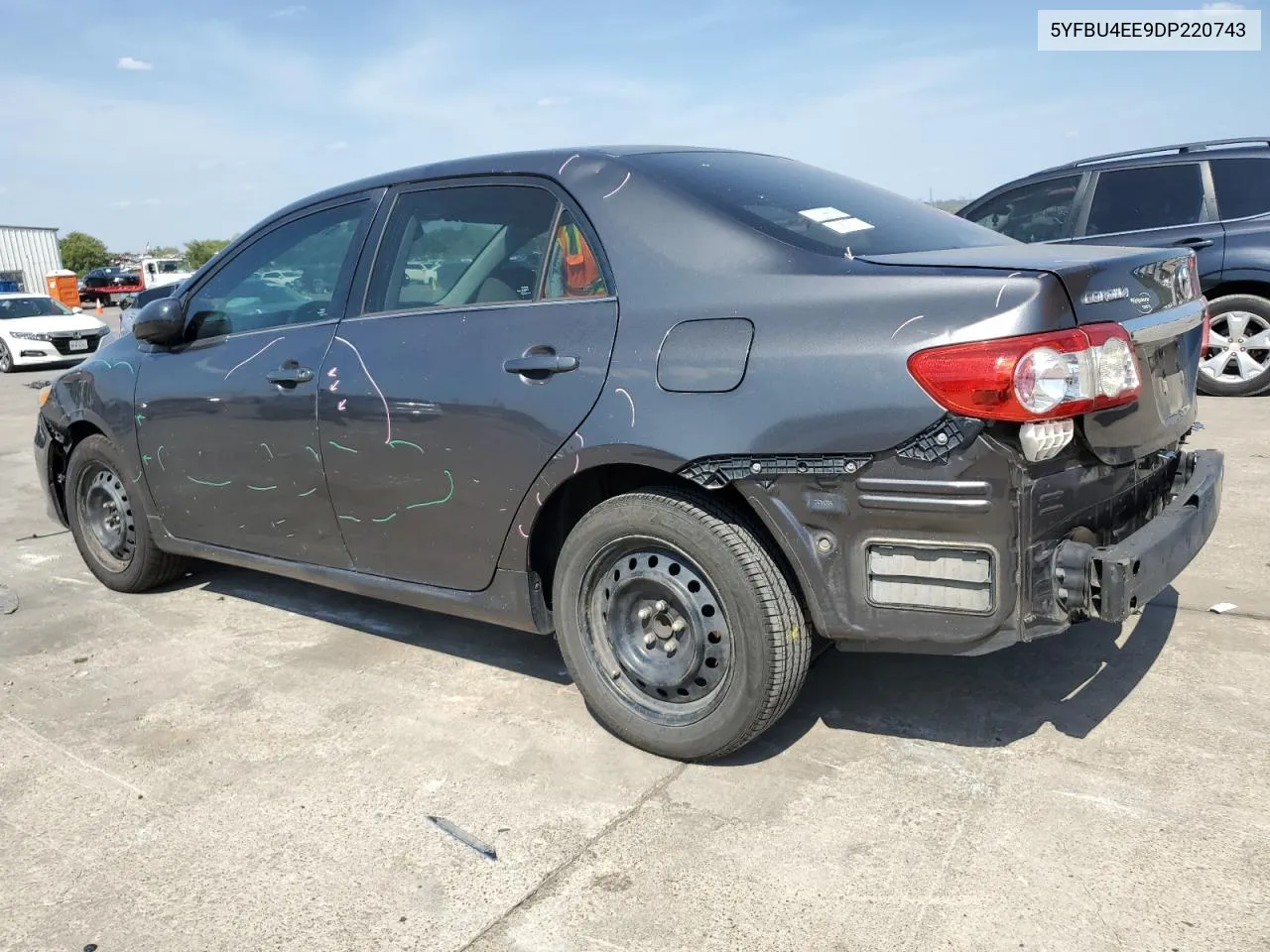 2013 Toyota Corolla Base VIN: 5YFBU4EE9DP220743 Lot: 67245334