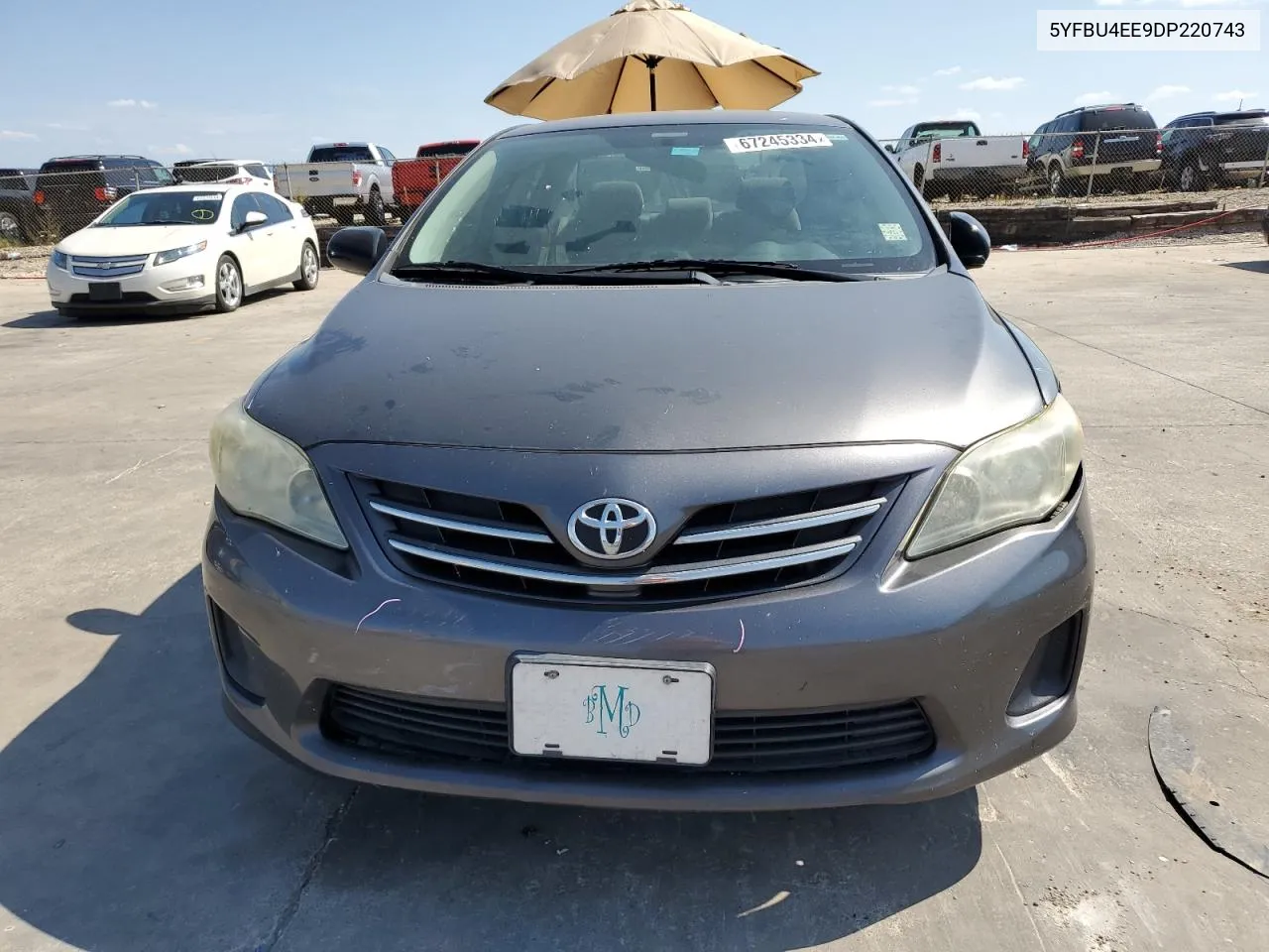 5YFBU4EE9DP220743 2013 Toyota Corolla Base