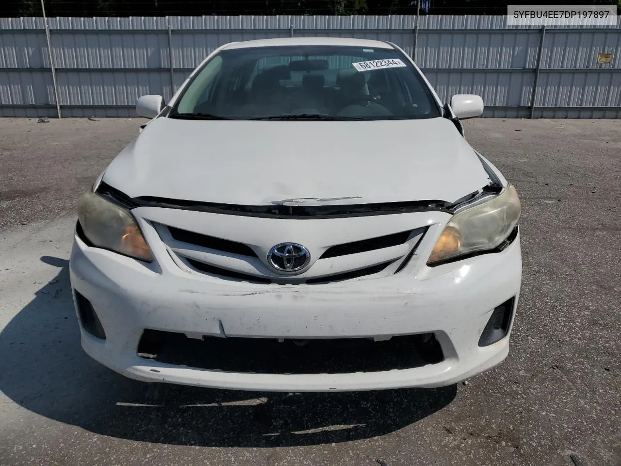 2013 Toyota Corolla Base VIN: 5YFBU4EE7DP197897 Lot: 68122344