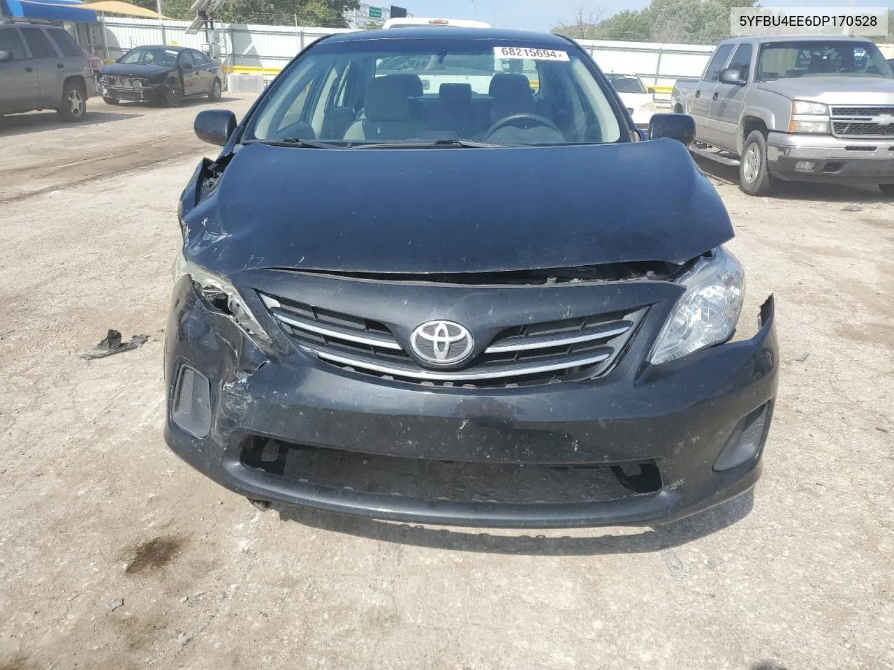 2013 Toyota Corolla Base VIN: 5YFBU4EE6DP170528 Lot: 68215694