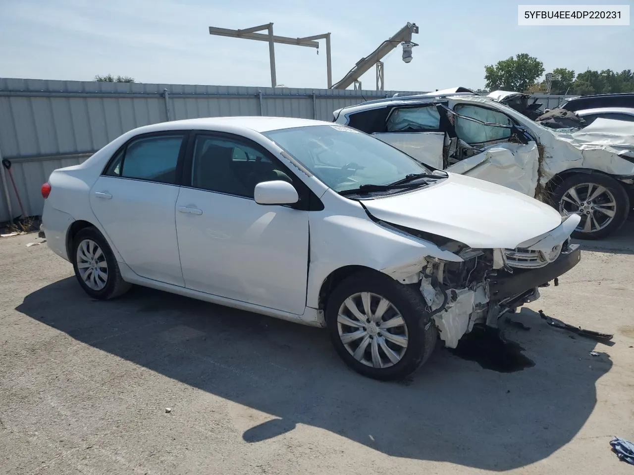 2013 Toyota Corolla Base VIN: 5YFBU4EE4DP220231 Lot: 69104344