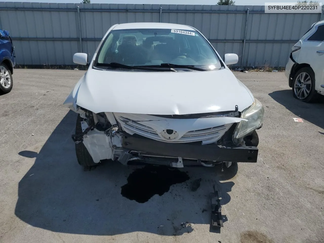 2013 Toyota Corolla Base VIN: 5YFBU4EE4DP220231 Lot: 69104344