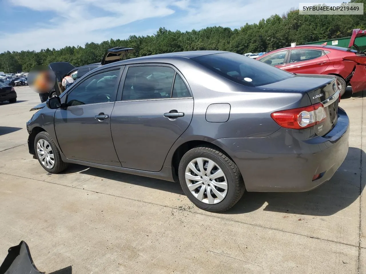 2013 Toyota Corolla Base VIN: 5YFBU4EE4DP219449 Lot: 69700564