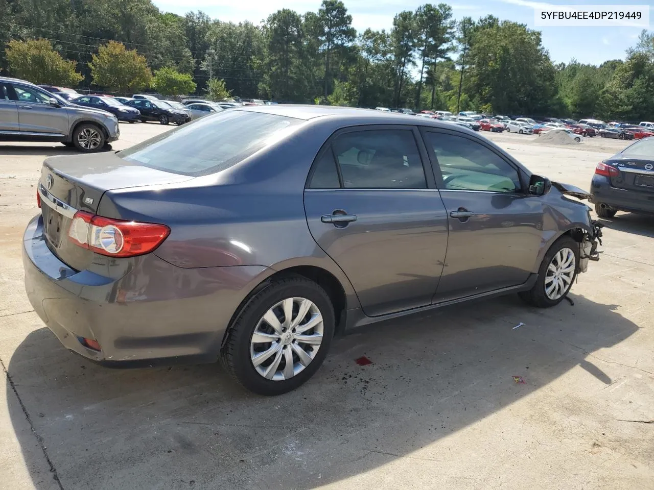 2013 Toyota Corolla Base VIN: 5YFBU4EE4DP219449 Lot: 69700564