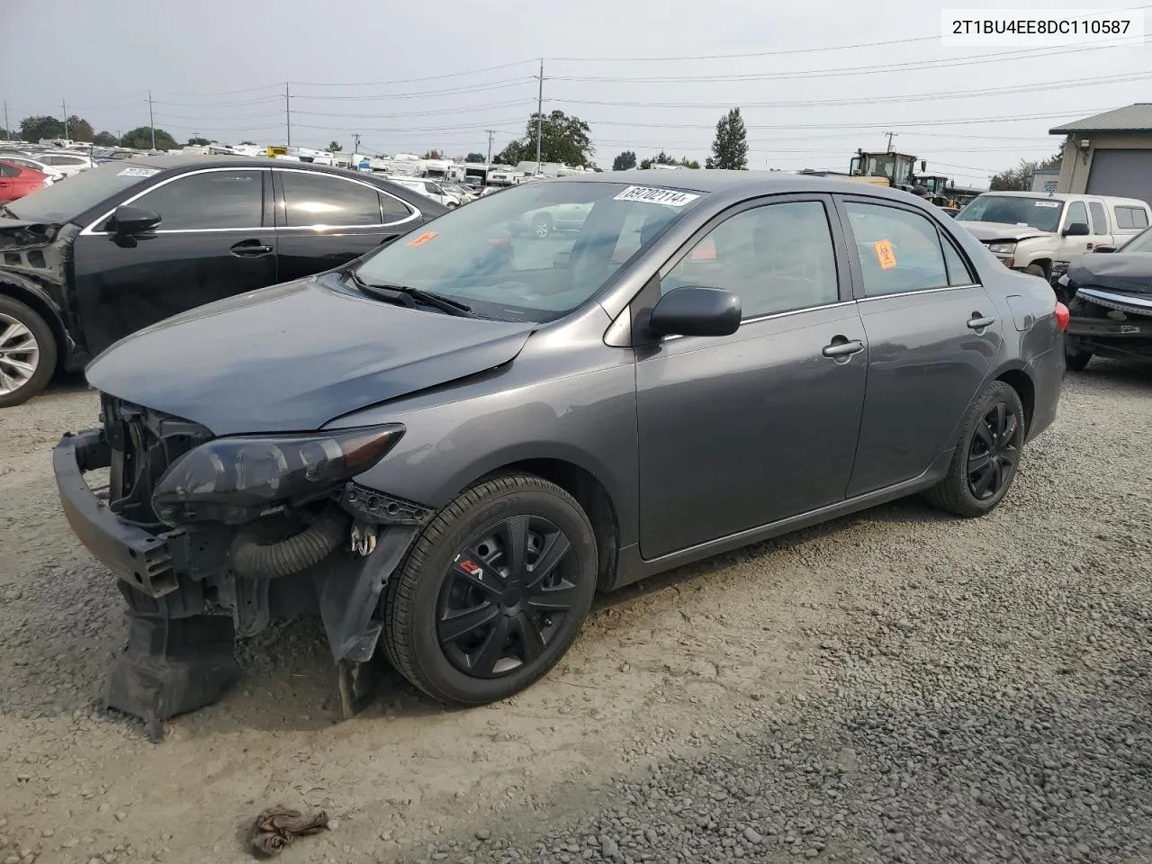 2013 Toyota Corolla Base VIN: 2T1BU4EE8DC110587 Lot: 69702114