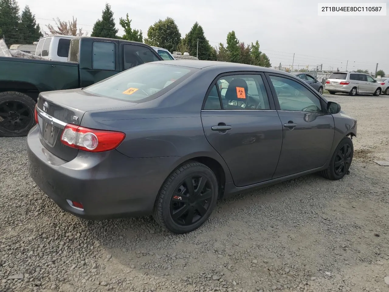 2013 Toyota Corolla Base VIN: 2T1BU4EE8DC110587 Lot: 69702114