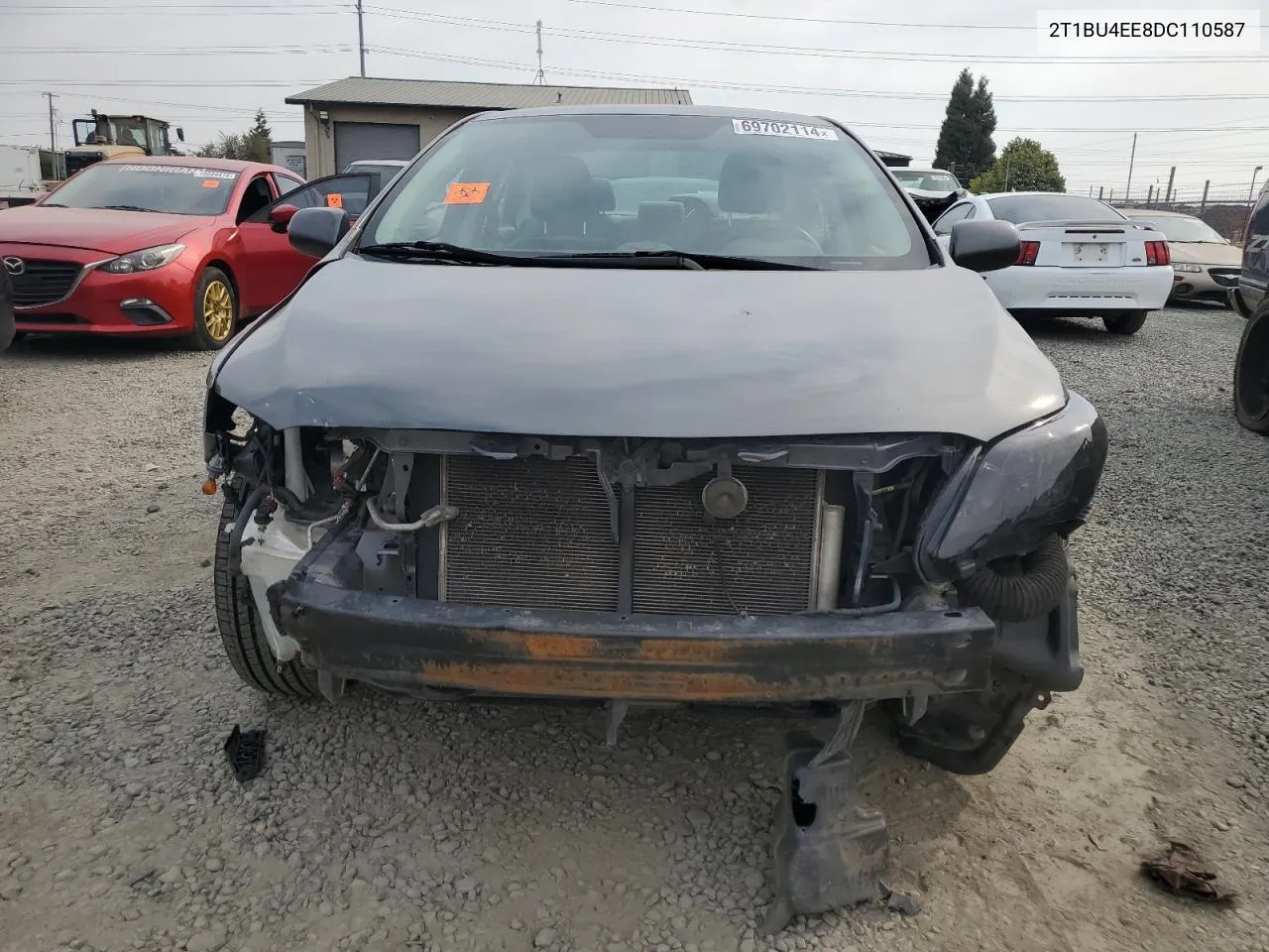 2013 Toyota Corolla Base VIN: 2T1BU4EE8DC110587 Lot: 69702114