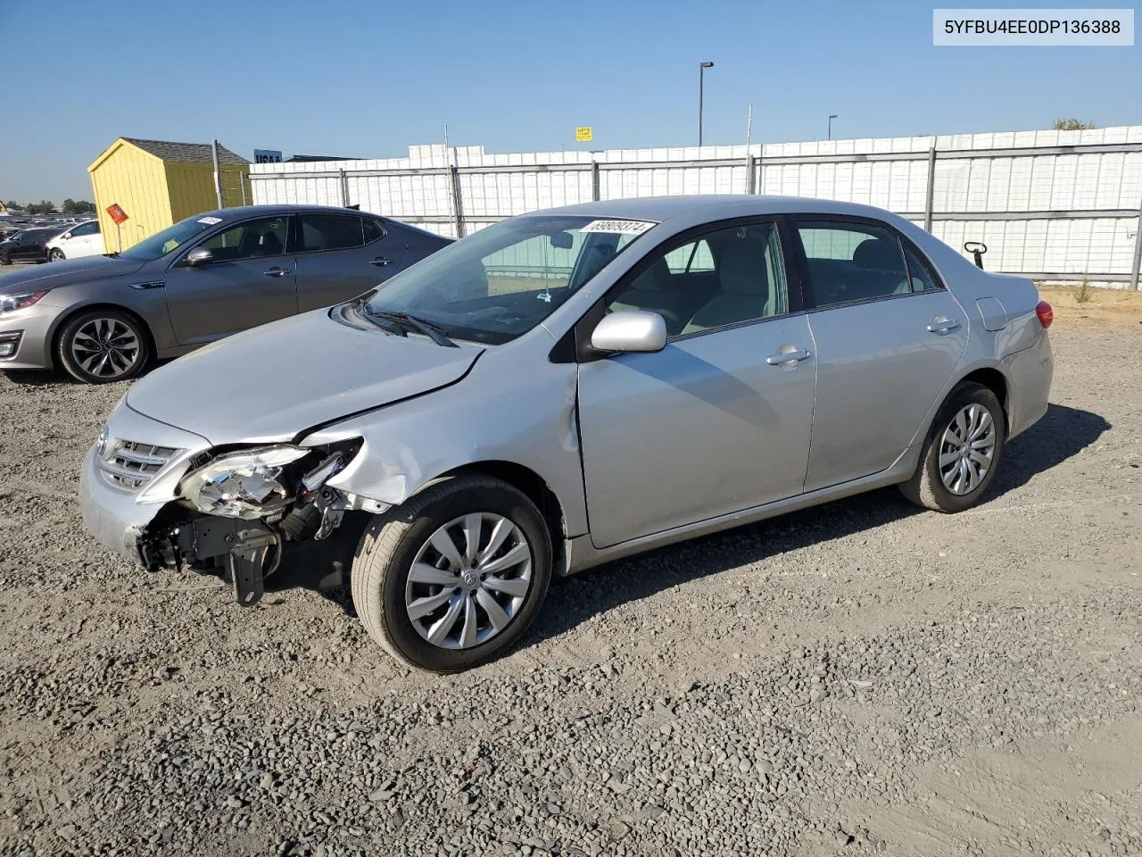 5YFBU4EE0DP136388 2013 Toyota Corolla Base