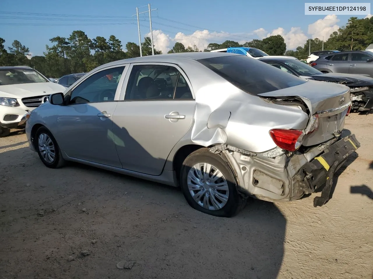 2013 Toyota Corolla Base VIN: 5YFBU4EE1DP124198 Lot: 69893774