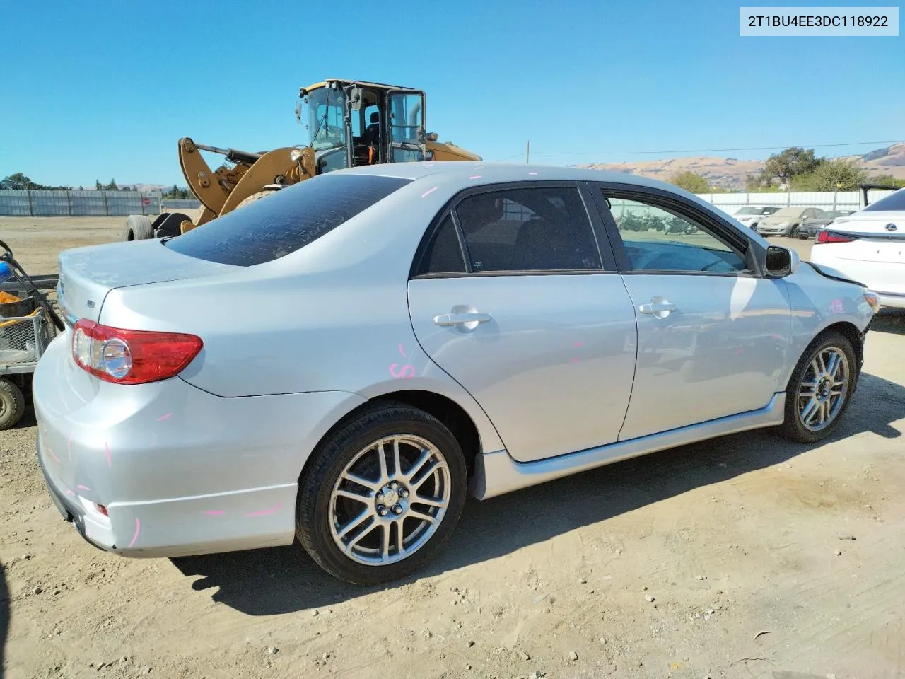 2013 Toyota Corolla Base VIN: 2T1BU4EE3DC118922 Lot: 69992874