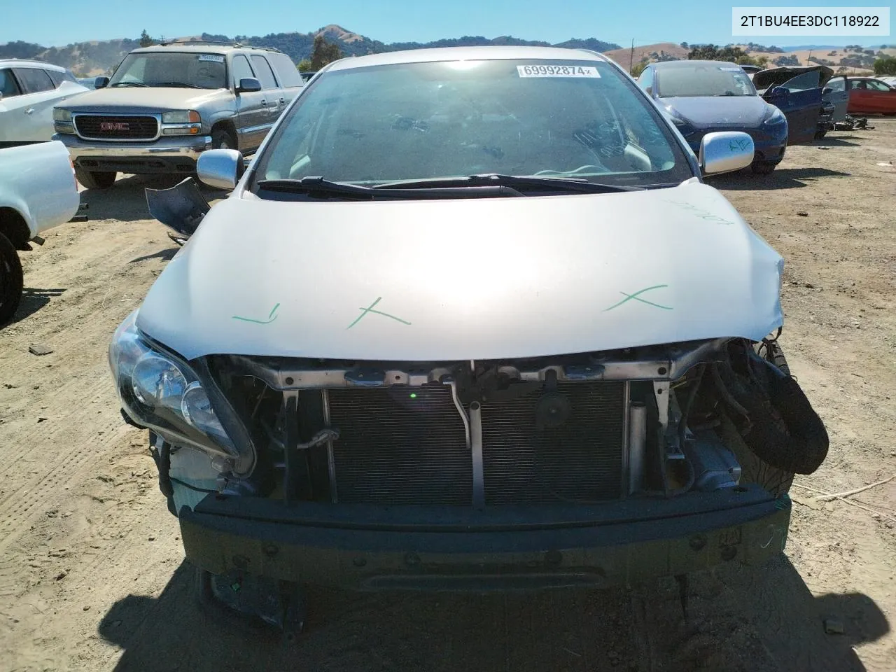 2T1BU4EE3DC118922 2013 Toyota Corolla Base