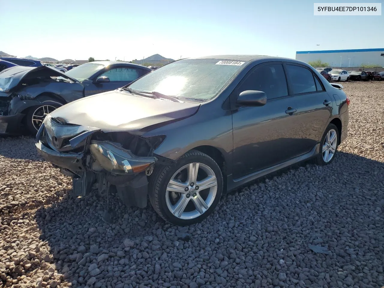 2013 Toyota Corolla Base VIN: 5YFBU4EE7DP101346 Lot: 70008184