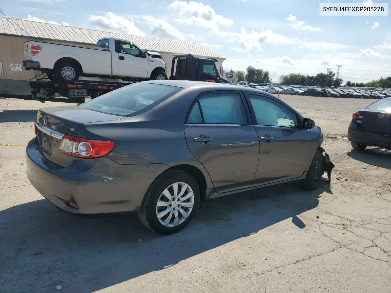 2013 Toyota Corolla Base VIN: 5YFBU4EEXDP205278 Lot: 70048434