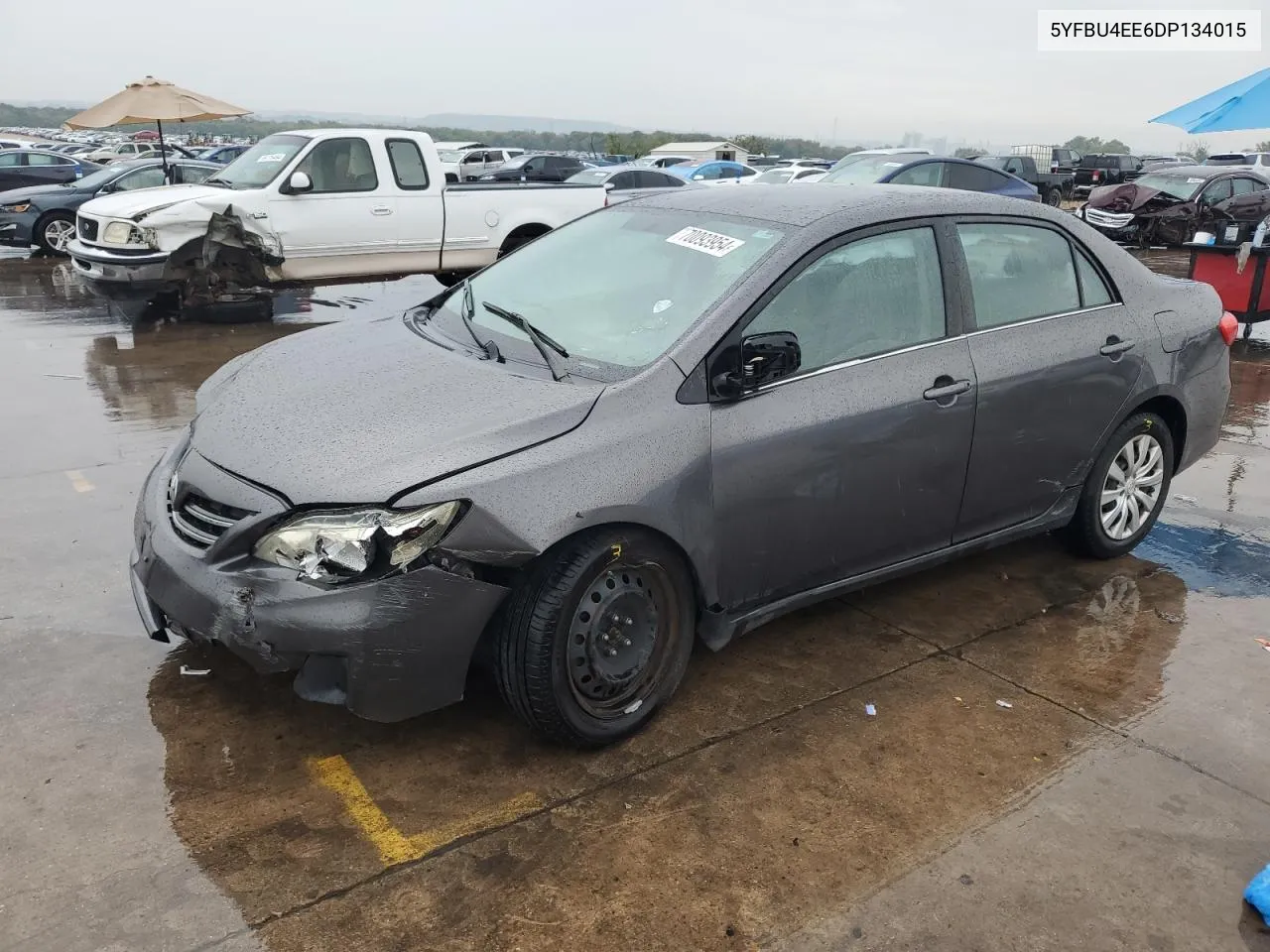 2013 Toyota Corolla Base VIN: 5YFBU4EE6DP134015 Lot: 70093954