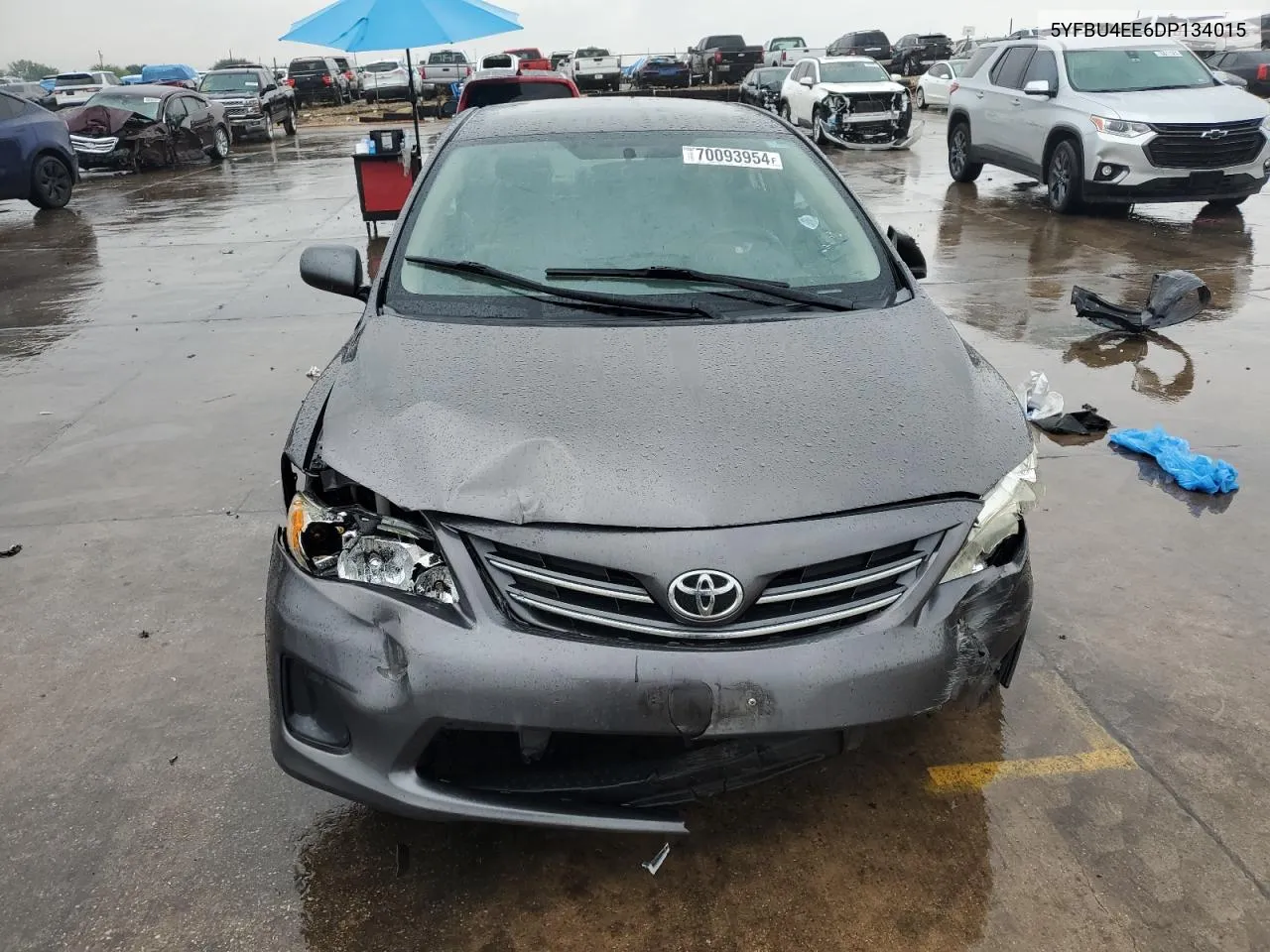 2013 Toyota Corolla Base VIN: 5YFBU4EE6DP134015 Lot: 70093954