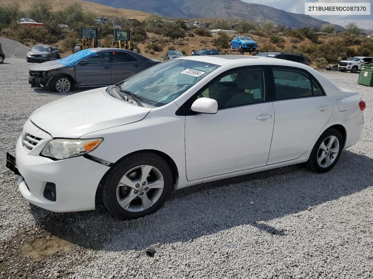 2013 Toyota Corolla Base VIN: 2T1BU4EE9DC087370 Lot: 70339984