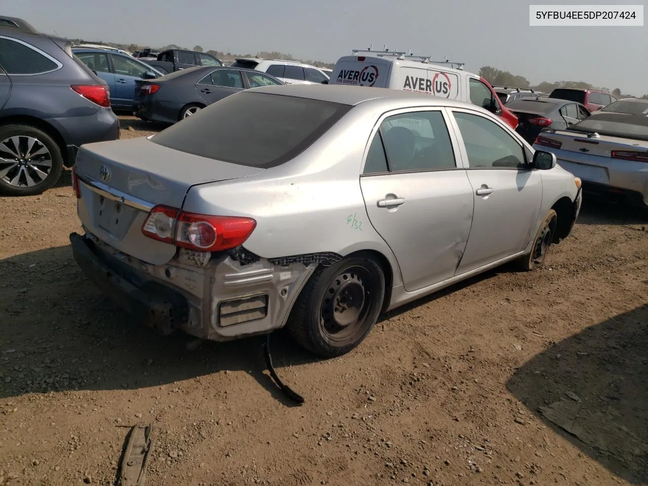 2013 Toyota Corolla Base VIN: 5YFBU4EE5DP207424 Lot: 70601834