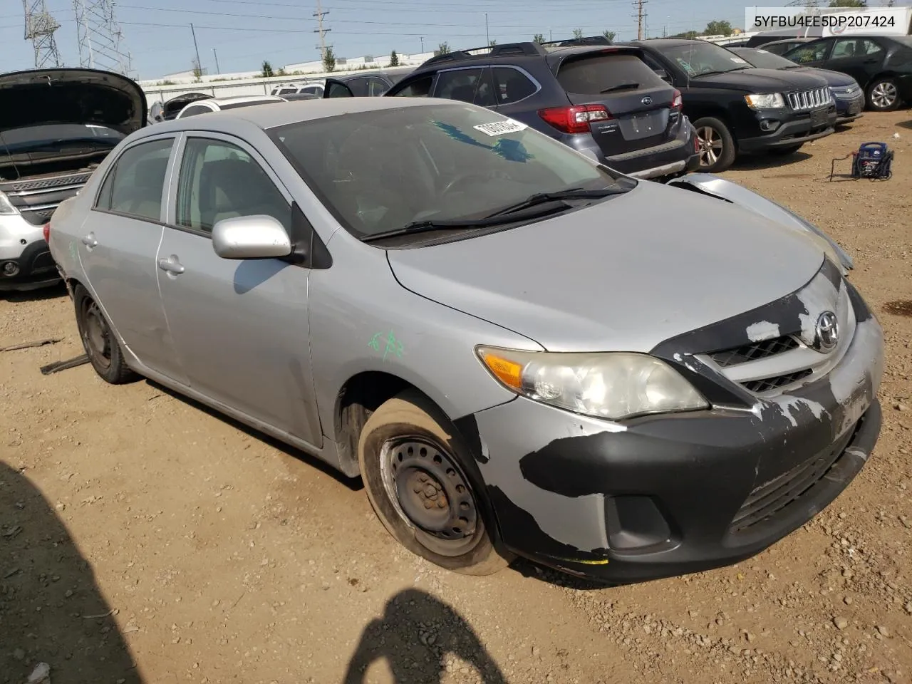 2013 Toyota Corolla Base VIN: 5YFBU4EE5DP207424 Lot: 70601834