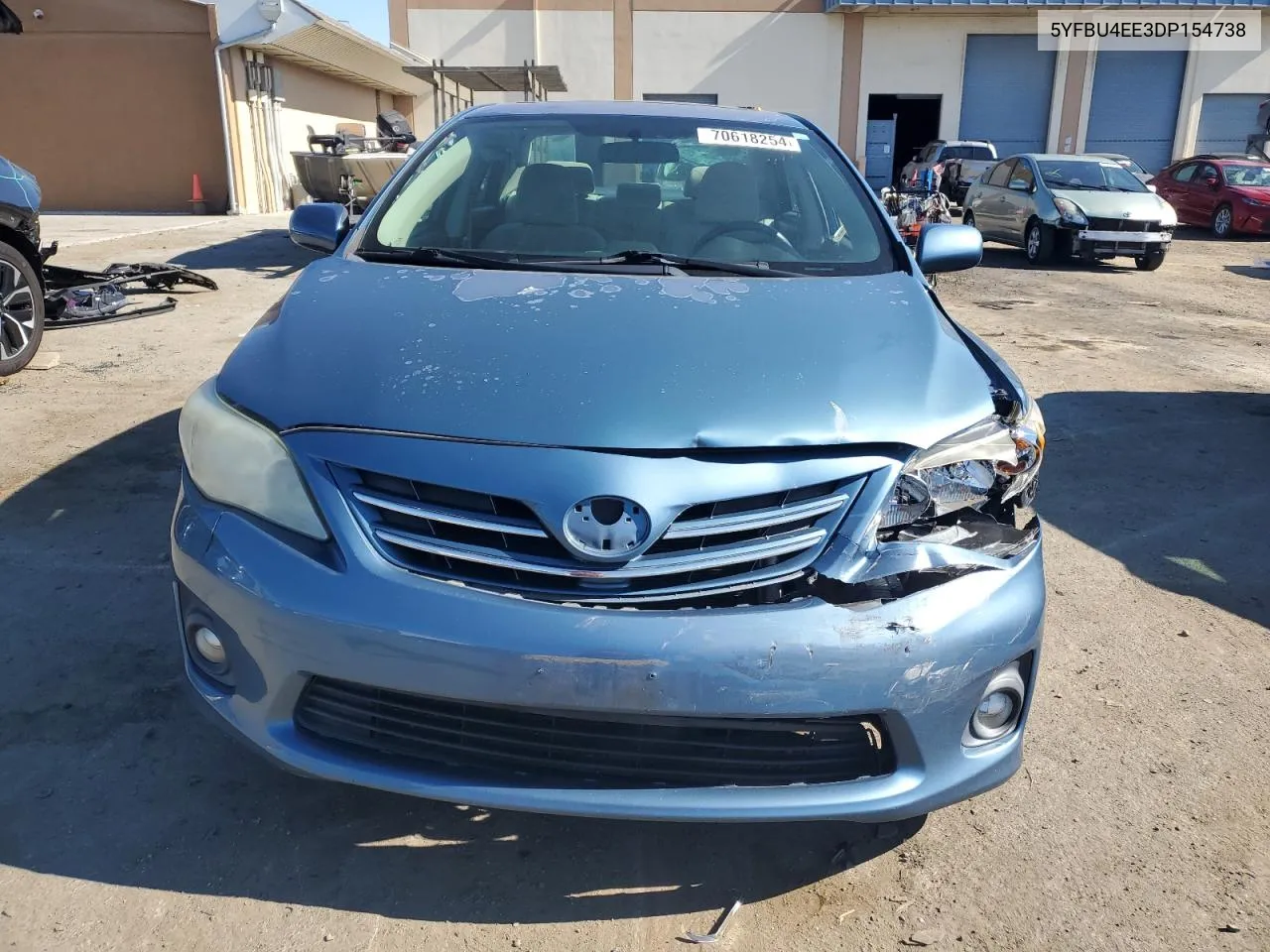 2013 Toyota Corolla Base VIN: 5YFBU4EE3DP154738 Lot: 70618254