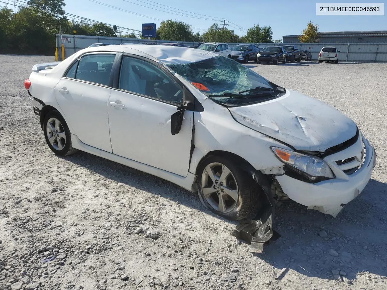 2013 Toyota Corolla Base VIN: 2T1BU4EE0DC046593 Lot: 70844874