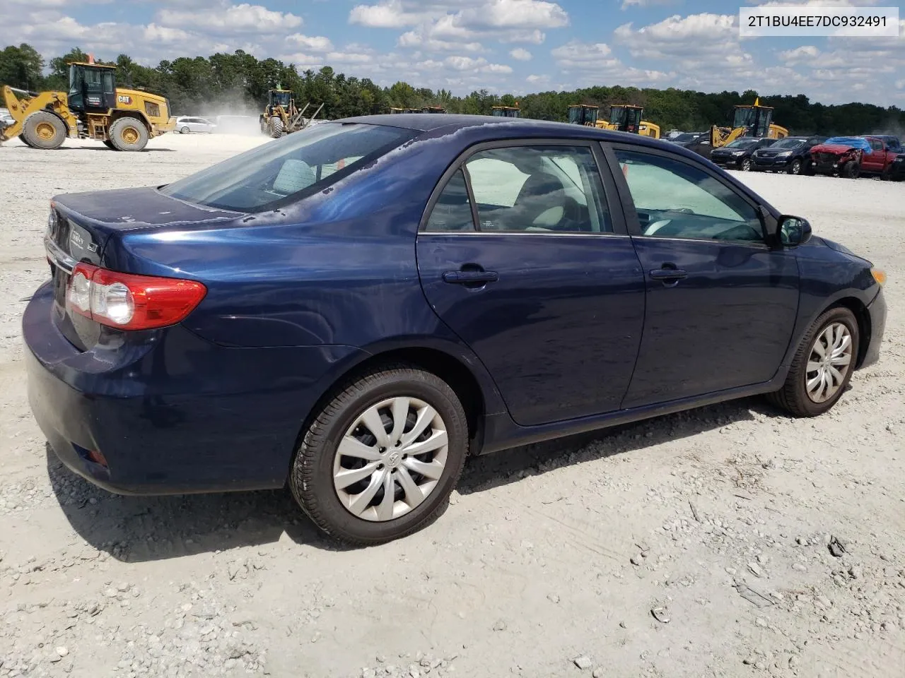 2013 Toyota Corolla Base VIN: 2T1BU4EE7DC932491 Lot: 70921984