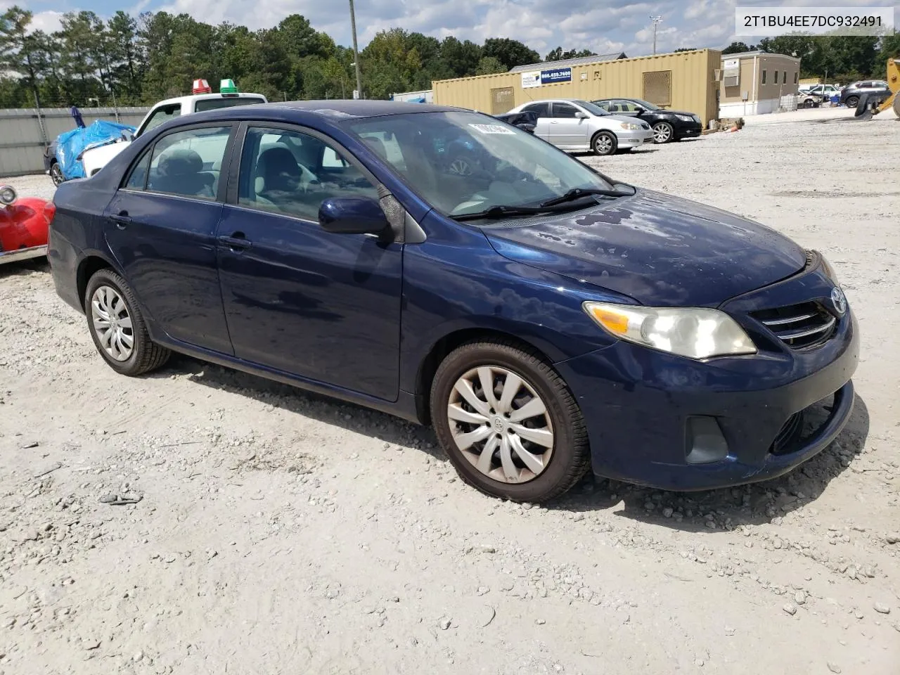 2013 Toyota Corolla Base VIN: 2T1BU4EE7DC932491 Lot: 70921984