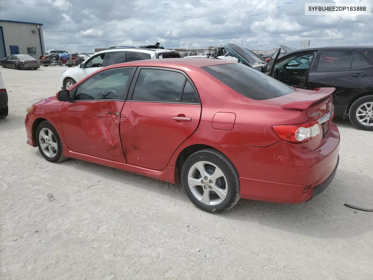 2013 Toyota Corolla Base VIN: 5YFBU4EE2DP183888 Lot: 71041454