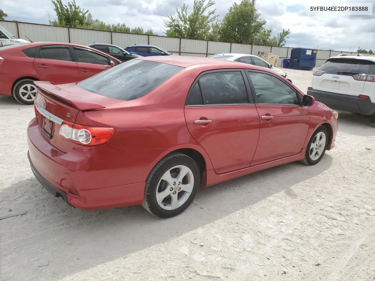 2013 Toyota Corolla Base VIN: 5YFBU4EE2DP183888 Lot: 71041454