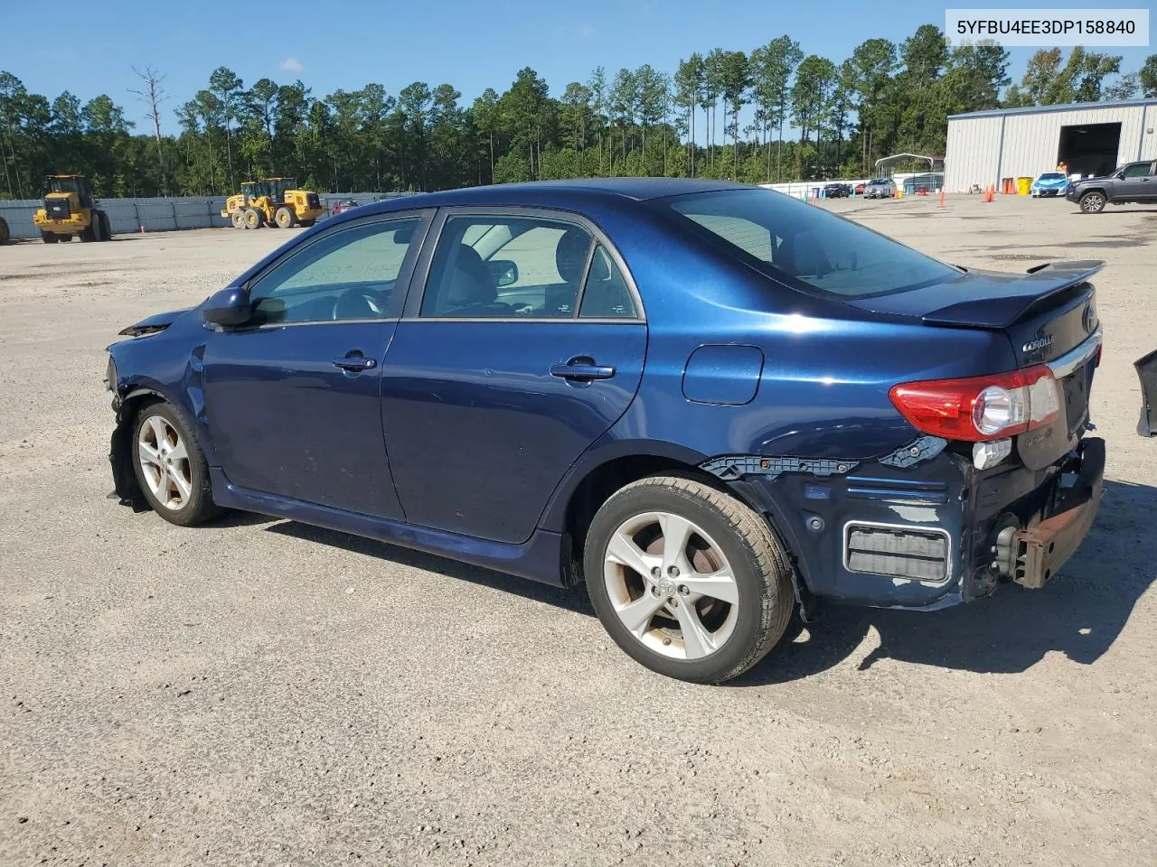 2013 Toyota Corolla Base VIN: 5YFBU4EE3DP158840 Lot: 71187944