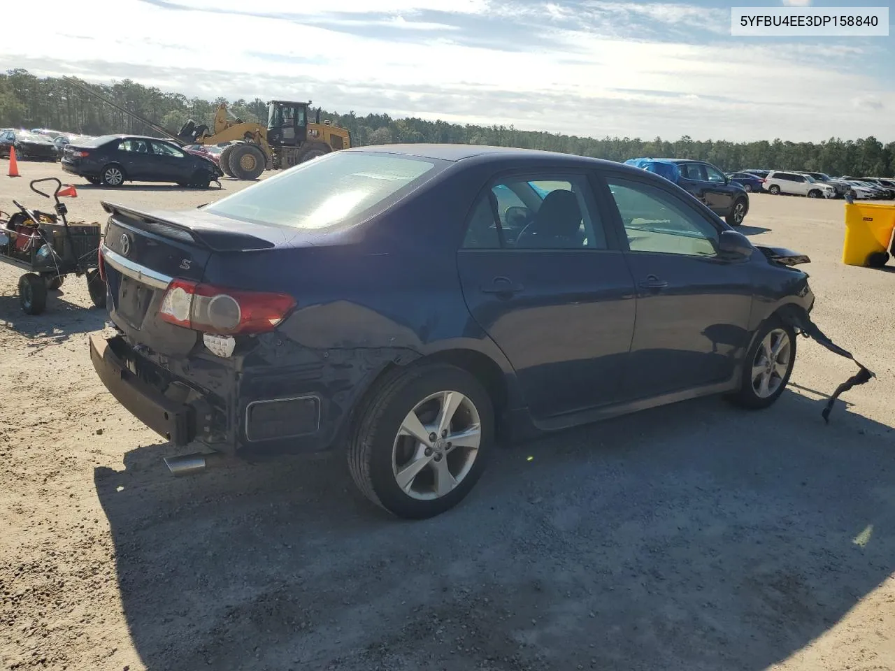 2013 Toyota Corolla Base VIN: 5YFBU4EE3DP158840 Lot: 71187944