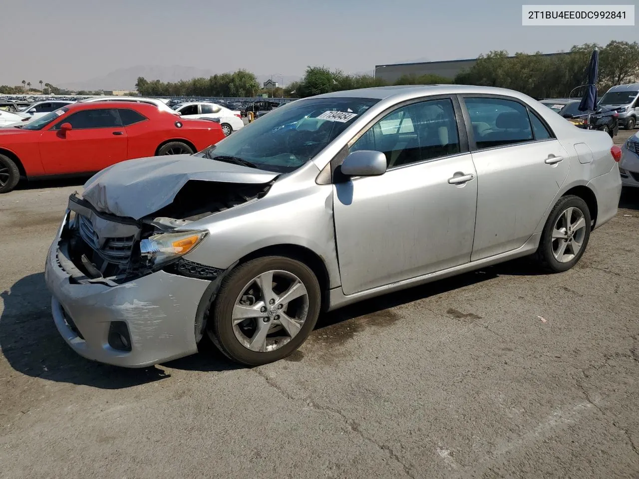 2013 Toyota Corolla Base VIN: 2T1BU4EE0DC992841 Lot: 71340454