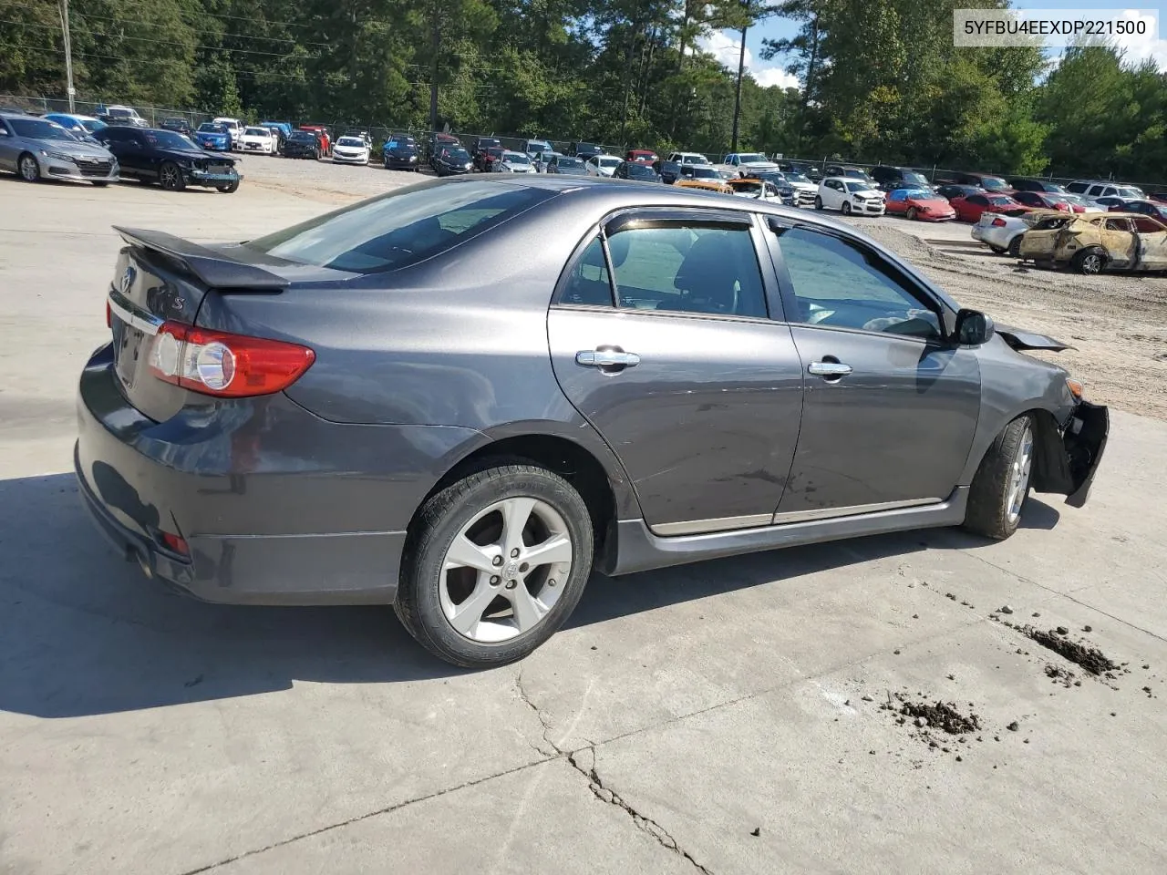 2013 Toyota Corolla Base VIN: 5YFBU4EEXDP221500 Lot: 71401854