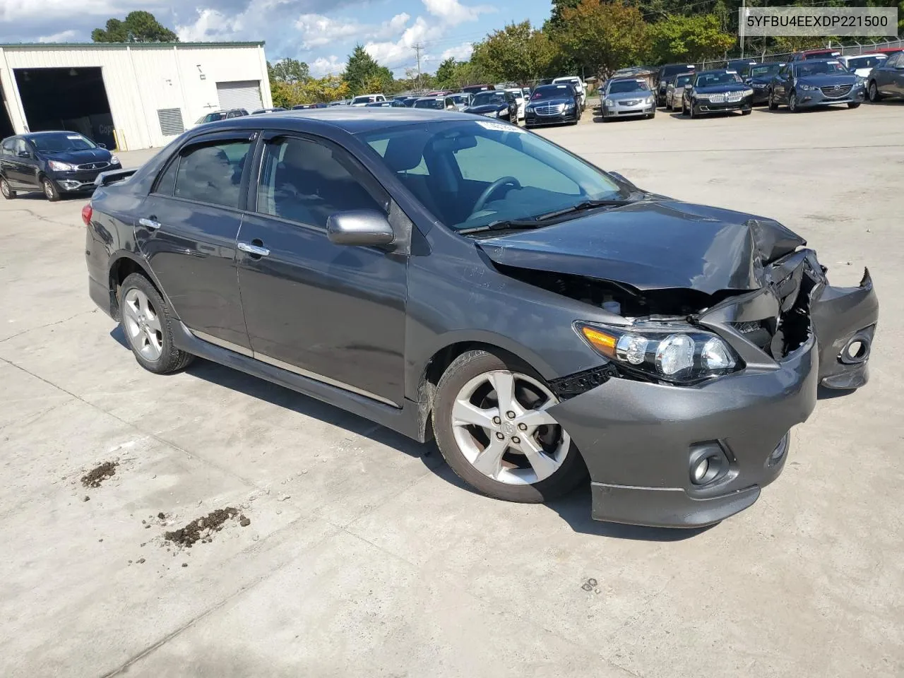 2013 Toyota Corolla Base VIN: 5YFBU4EEXDP221500 Lot: 71401854