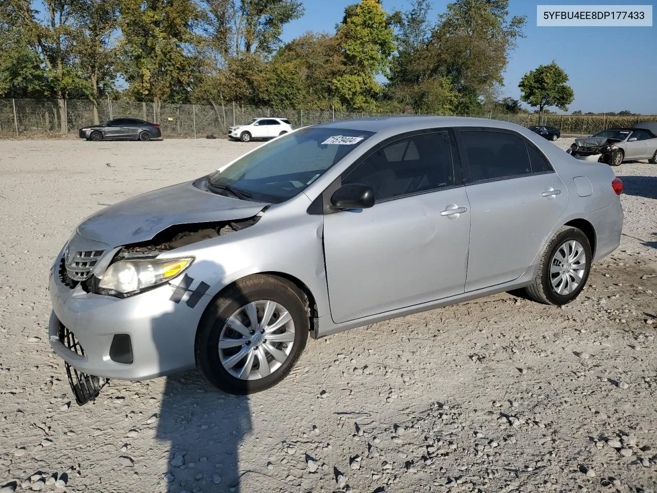 2013 Toyota Corolla Base VIN: 5YFBU4EE8DP177433 Lot: 71579404