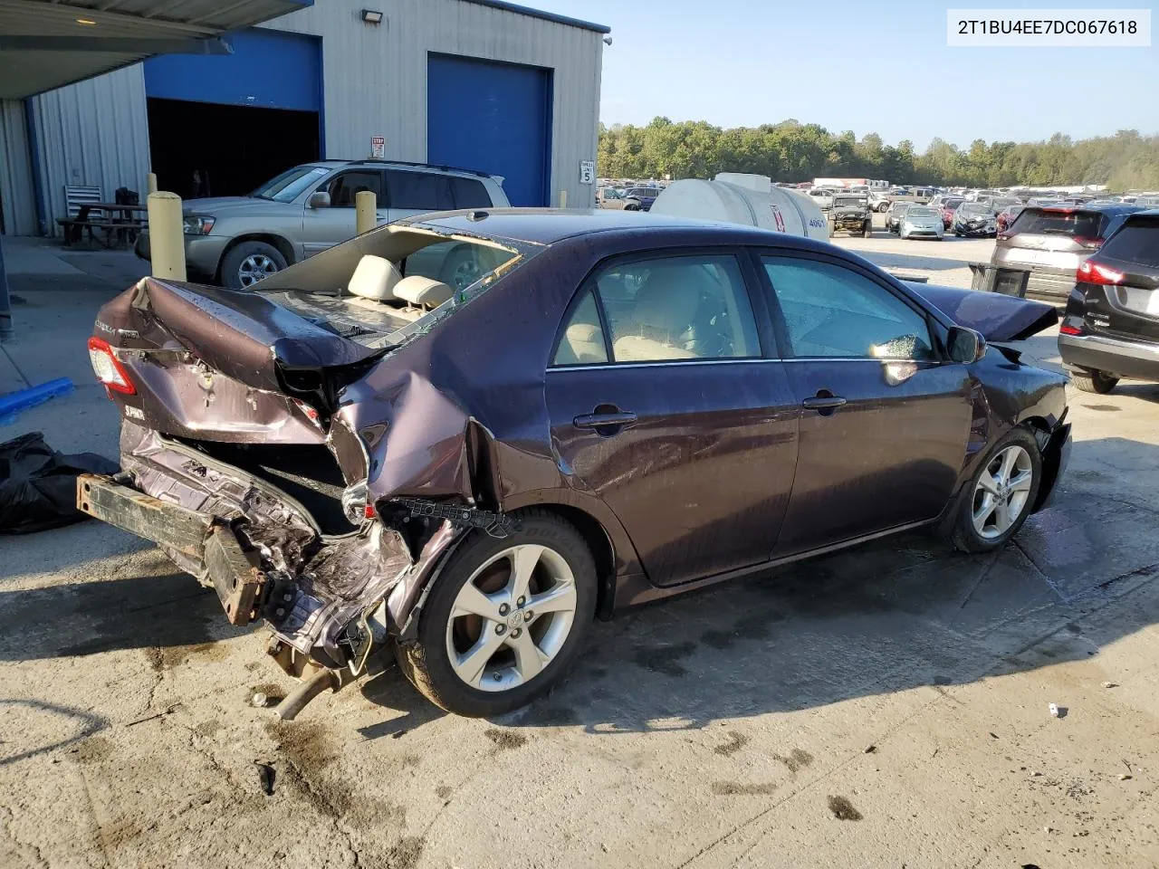 2013 Toyota Corolla Base VIN: 2T1BU4EE7DC067618 Lot: 71703784