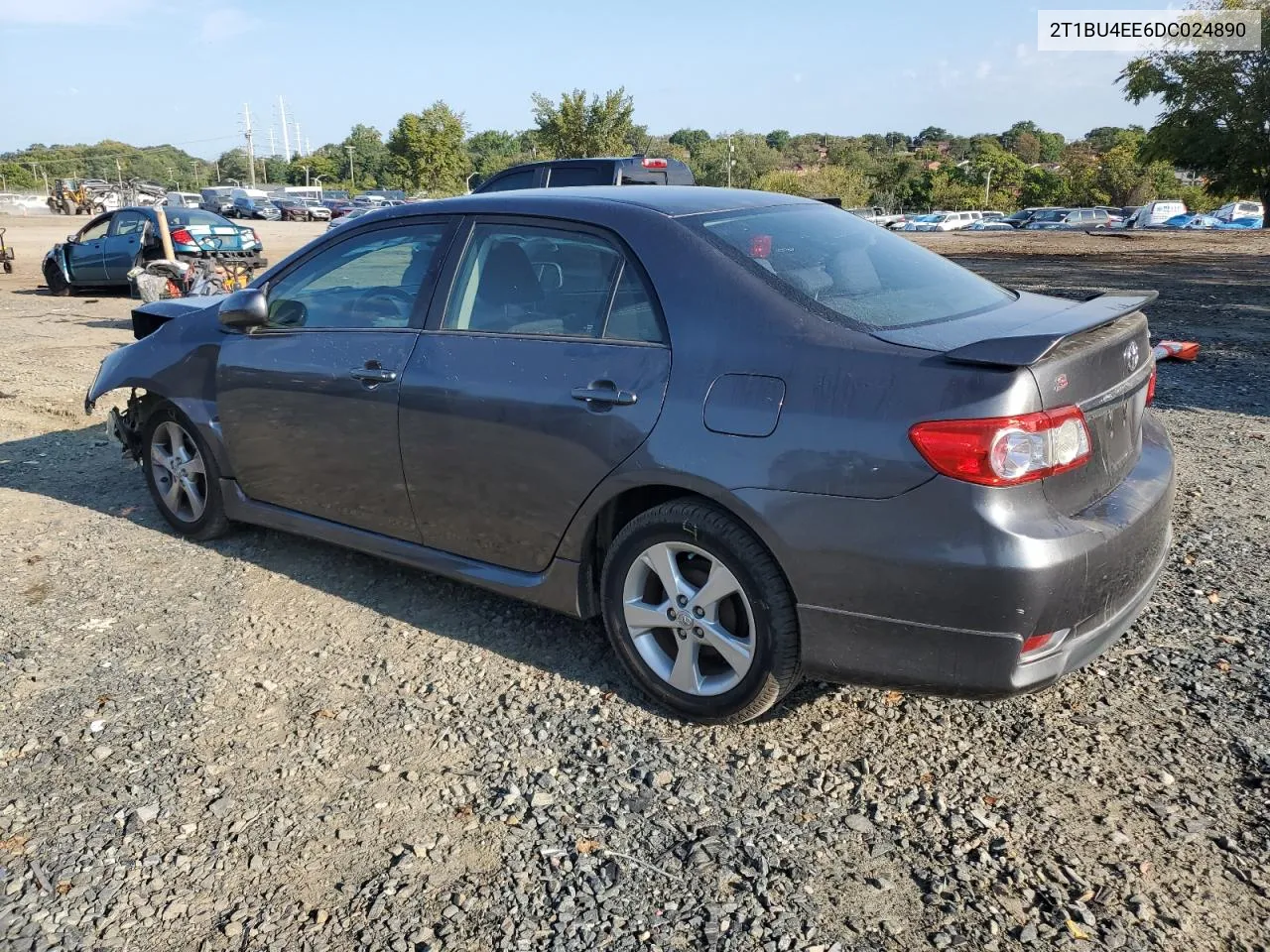 2013 Toyota Corolla Base VIN: 2T1BU4EE6DC024890 Lot: 71892254