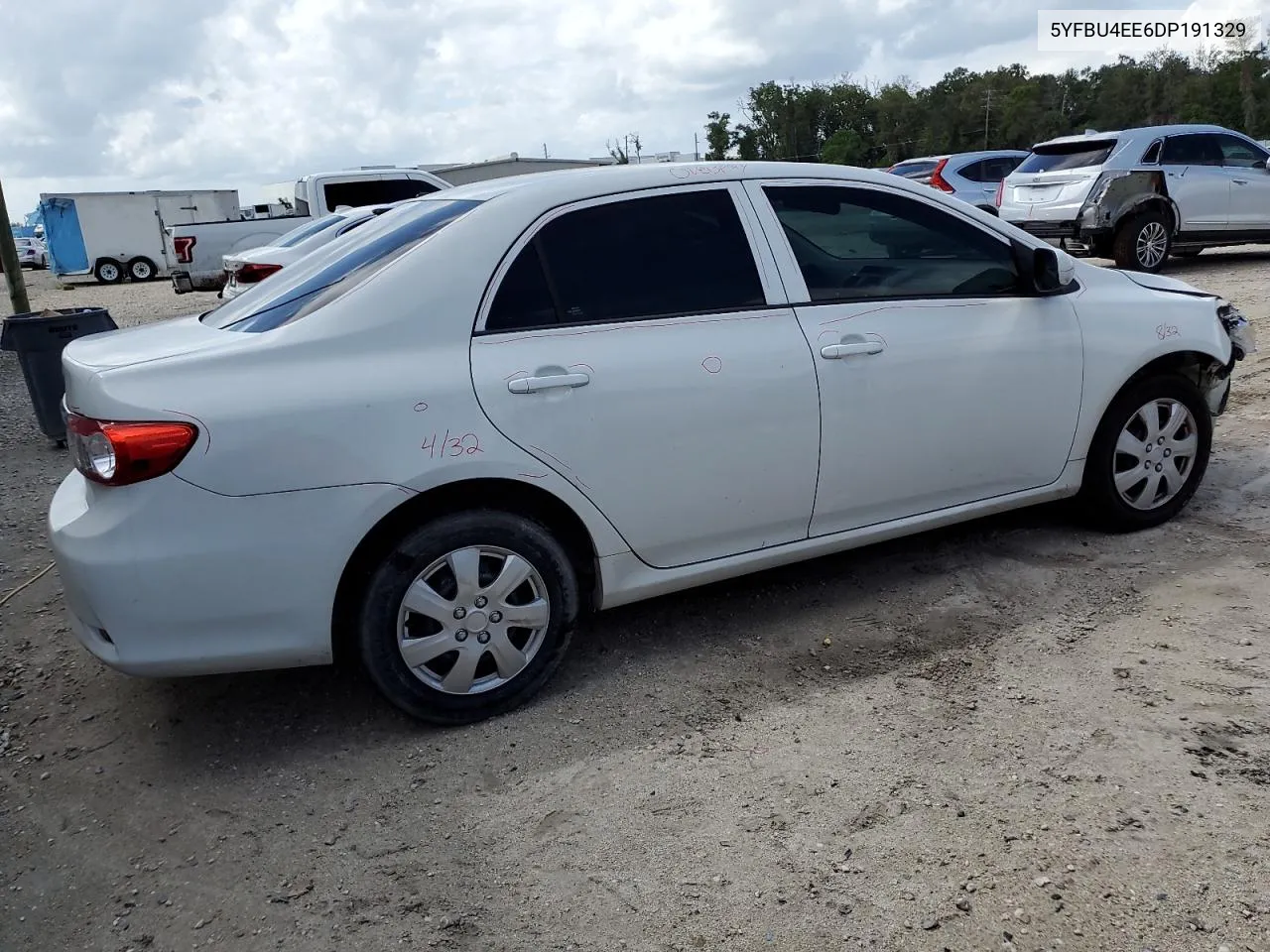 2013 Toyota Corolla Base VIN: 5YFBU4EE6DP191329 Lot: 72019284