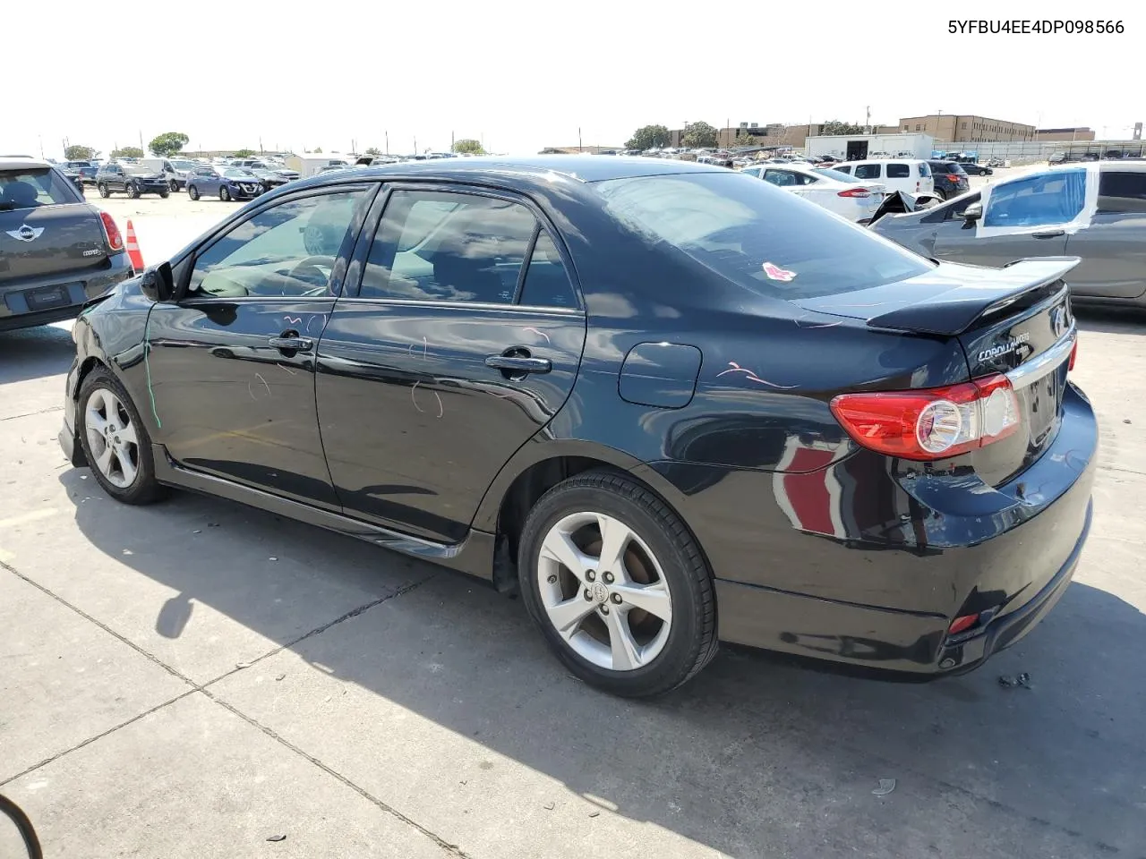 2013 Toyota Corolla Base VIN: 5YFBU4EE4DP098566 Lot: 72370934