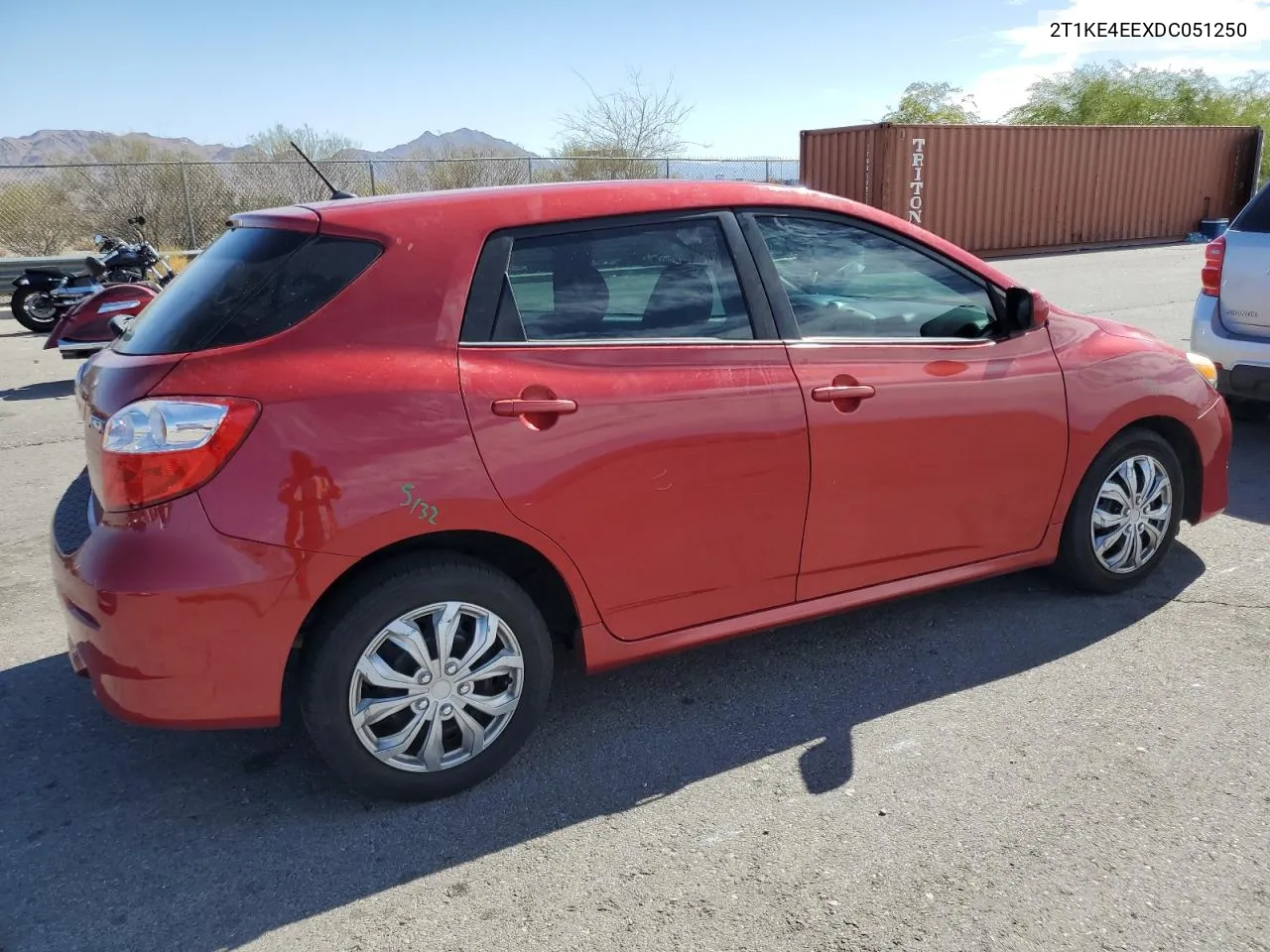 2013 Toyota Corolla Matrix S VIN: 2T1KE4EEXDC051250 Lot: 72448204