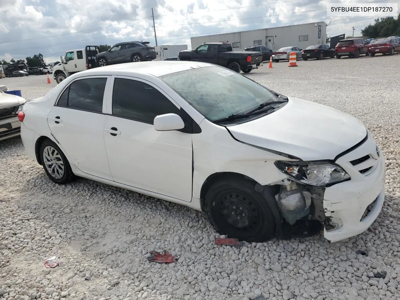 2013 Toyota Corolla Base VIN: 5YFBU4EE1DP187270 Lot: 72644724