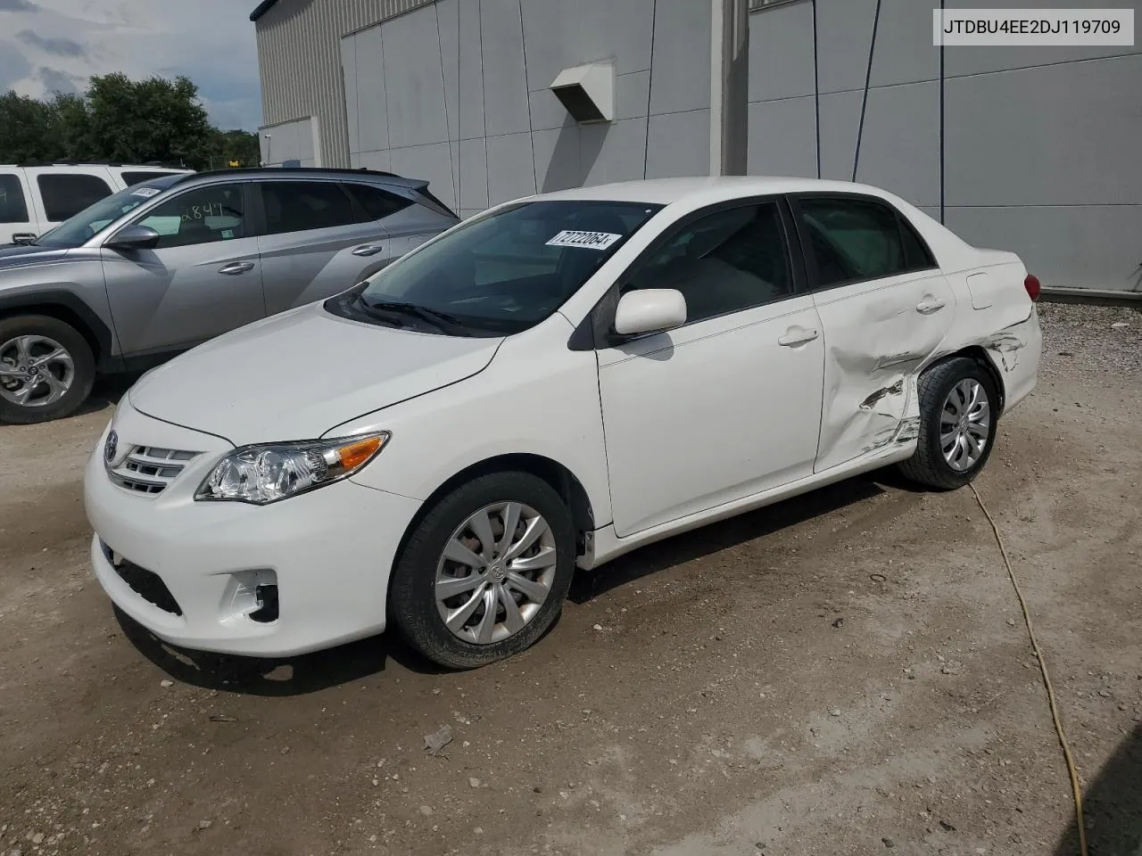 2013 Toyota Corolla Base VIN: JTDBU4EE2DJ119709 Lot: 72722064