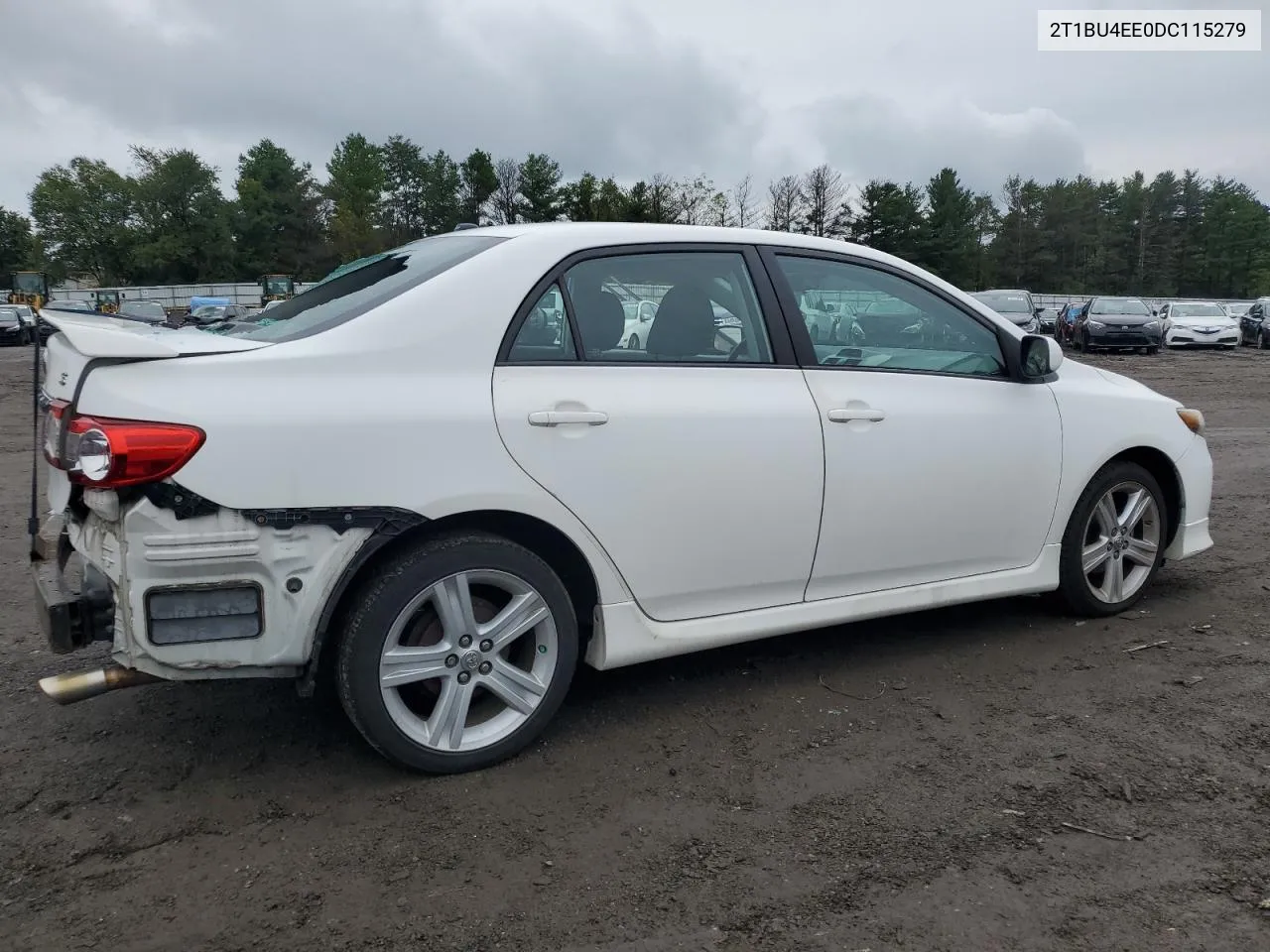 2013 Toyota Corolla Base VIN: 2T1BU4EE0DC115279 Lot: 72800594